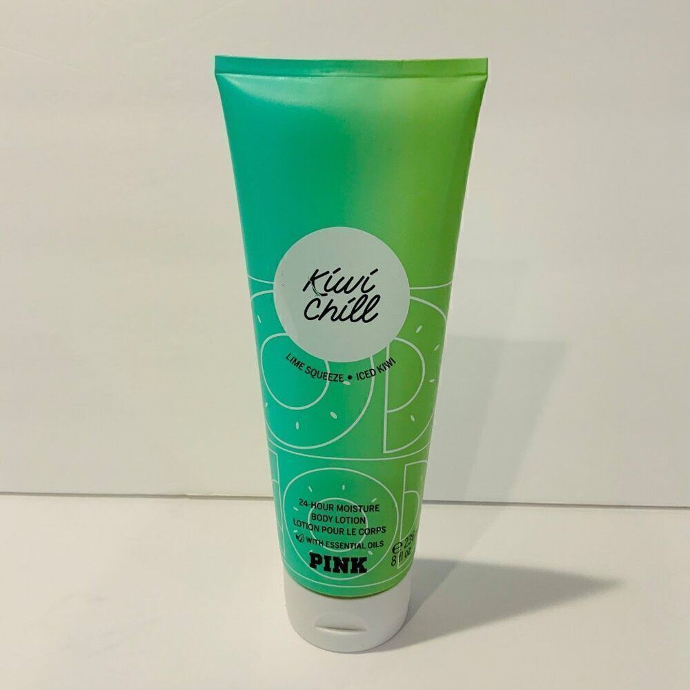 PINK Victoria’s Secret Kiwi Chill 24 Hour Moisture Body Lotion 8 oz New